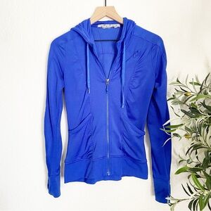 Athleta Zip Stretch Jacket Blue XS